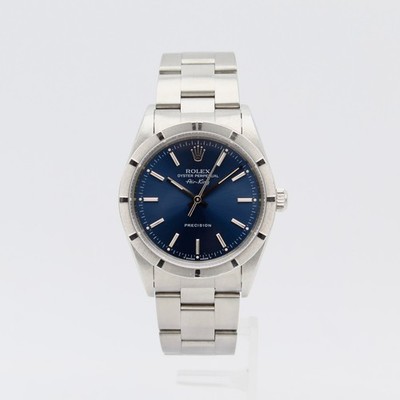 [2708] Rolex Air-King 34mm - 14010 Blau 1995 Herrenuhr Oyster Sehr Gut
