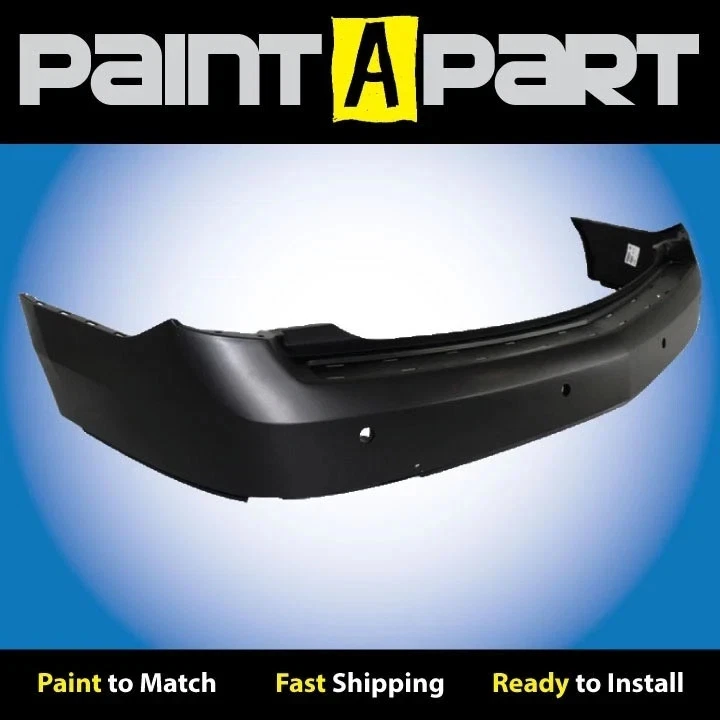 FOR 2010-2014 Cadillac SRX W/Sensor Holes Rear Bumper PREMIUM Painted to Match Foto 2 de 3
