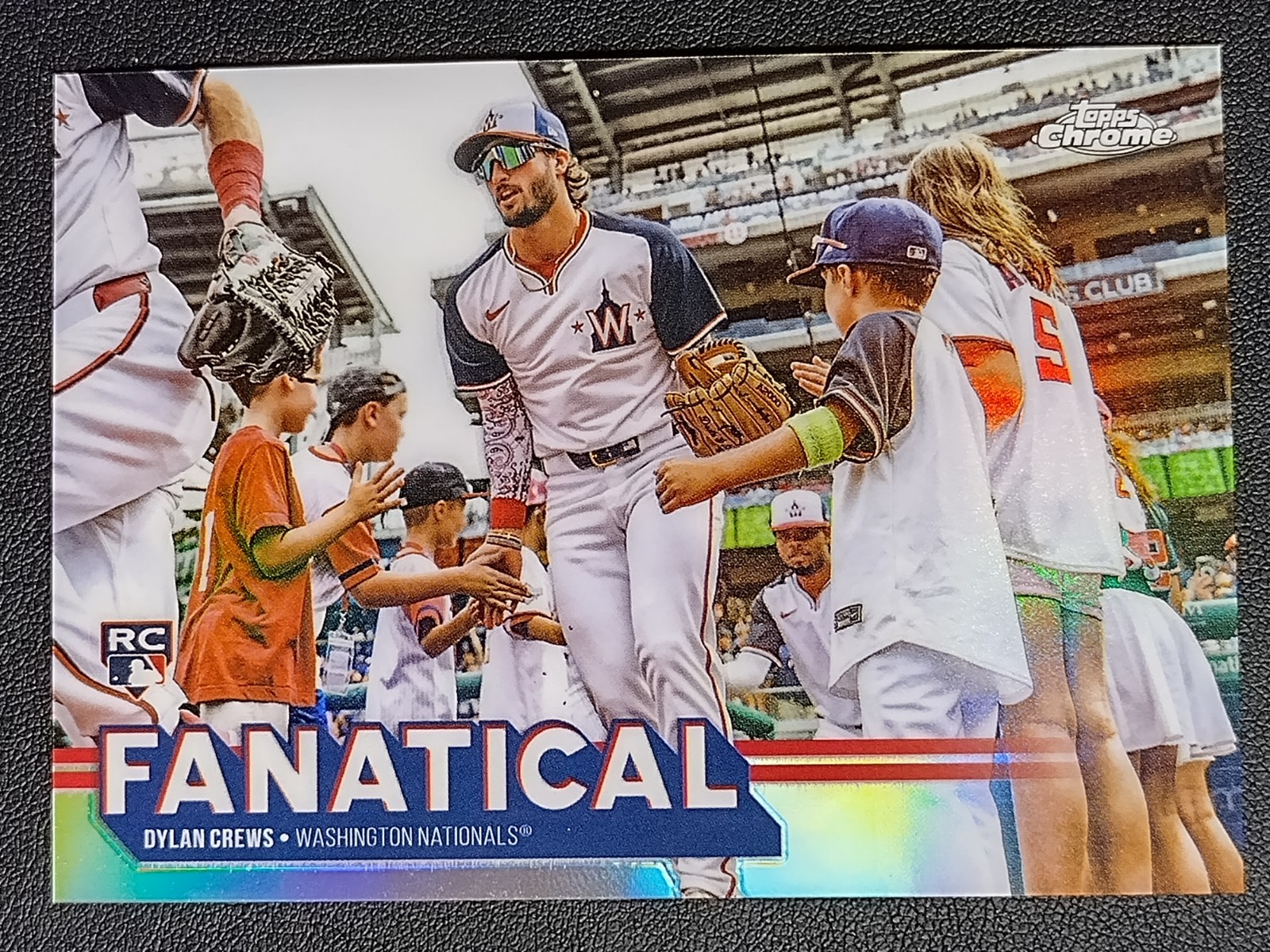 2025 Topps Chrome DYLAN CREWS RC FANATICAL REFRACTOR Washington Nationals