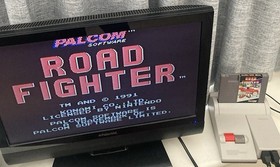 NES ~ ROAD FIGHTER Nintendo Game NES-39-AUS Game Cart Sleeve Inst Boxed Pal A