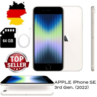 NEU Apple iPhone SE 3rd Gen. - 64GB - Polarstern (Ohne Simlock)   Versiegelte