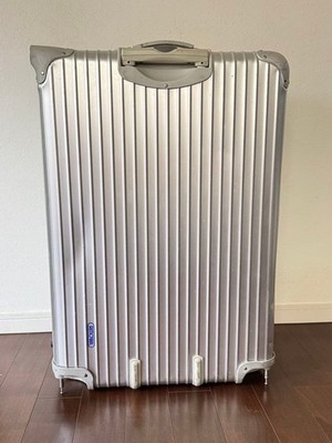 Rimowa Topas 104L Silver 4 wheels Carry Case Suitcase Difficult | eBay
