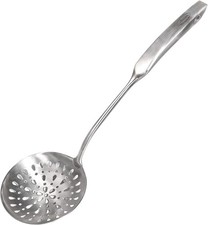 14.96 Inches, Comfortable Grip Design Strainer Ladle for Kitchen, Durable] 