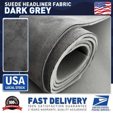 60" L 60" W Suede Headliner Fabric with Foam Backing Material For Car/Truck Roof