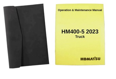 Komatsu HM400-5 2023 Operation and Maintenance Manual Book and Case