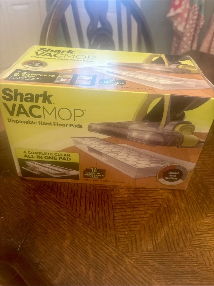 Shark Vacmop Disposable Hard Floor Vacuum Mop - White 16 PER BOX !!!! Not 10 - Image 2 of 4