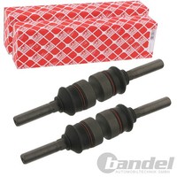 2X febi bilstein Axialgelenke Spurstangen Passend FüR CitroËN Saxo Peugeot 106