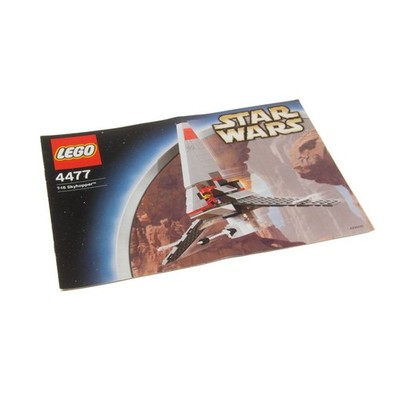 1x Lego Bauanleitung Star Wars Episode 4/5/6 Heft T-16 Skyhopper 4477