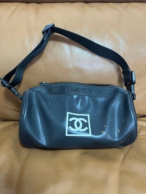 CHANEL Sport Line Boston Shoulder Bag, 26*13*14cm Black