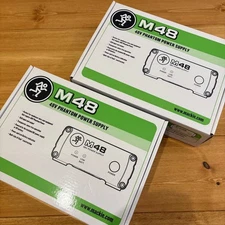 Mackie M48 48V phantom power supply set of 2
