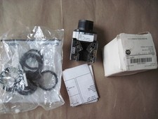Allen-Bradley 800H-JR2AY Selector Switch w/ 800T-XAY Contact Block, 1NO 1NC, NEW