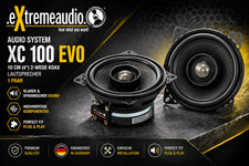 B-Ware Audio System XC100 EVO 10 cm 2-Way Coaxial Speakers 1 Pair