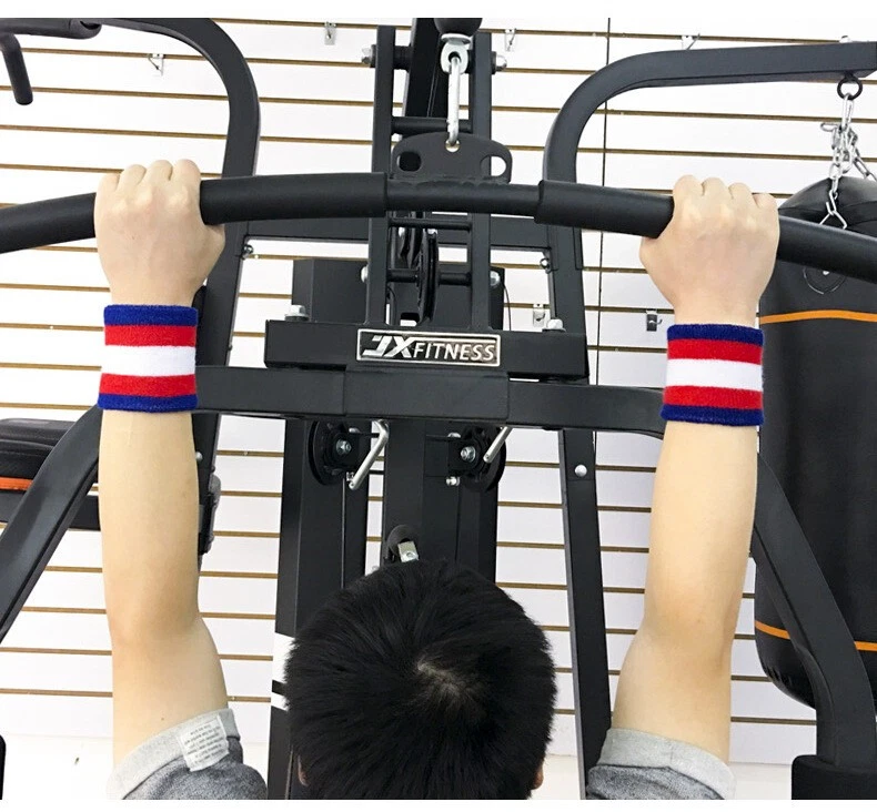 2 x Sports Wrist Sweatbands Unisex Wristband Band Tennis Squash Badminton Gym - Image 3 of 4