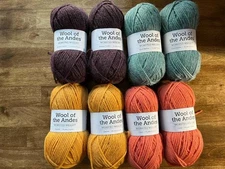 Destash | Knit Picks Wool of the Andes Worsted Weight Yarn | 8 - 50 Gram Balls