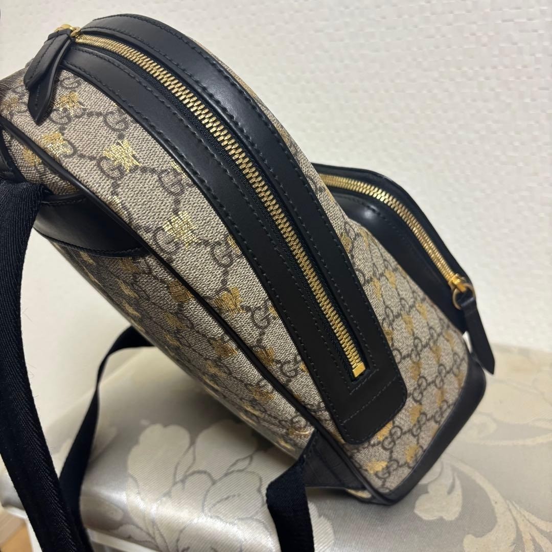 GUCCI GG Pattern Small Backpack Mini Supreme Bee … - image 9