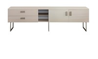 Beiges Wohnzimmer Sideboard LuxuriöSer Tv-Schrank Holz Lowboard MöBel