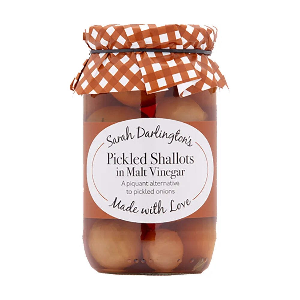 Sarah Darlington's Pickled Shallots 450g Traditional British