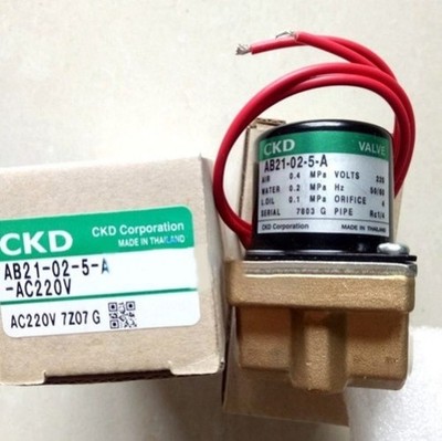 AB21-02-5-A-AC220V 1PCS New CKD AB21-02-5-A AC220V Solenoid Valve  Fast delivery