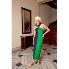 Melis Kaptanoglu Bodycon Maxi Dress in Multi RRP £634