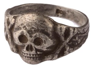 1914’s★ ドイツ帝国陸軍 ★初期 Skull Ring★部隊支給★ WW1 German Devil Skull & Crossbones WWI Trench Art Ring | eBay