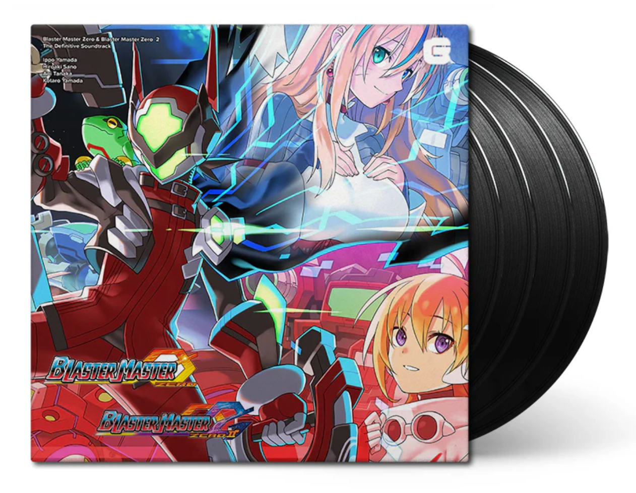 BLASTER MASTER ZERO 1 & 2 Soundtrack 4LP Box Set BRAND NEW *B-STOCK*