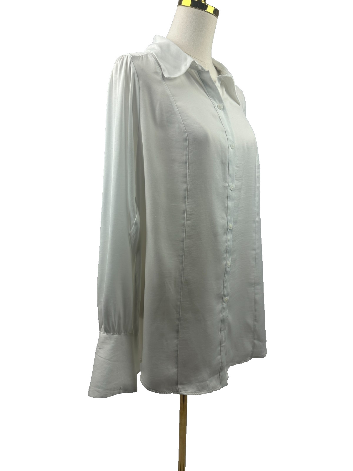 Free People - Cool & Clean Solid Button Down Shir… - image 3