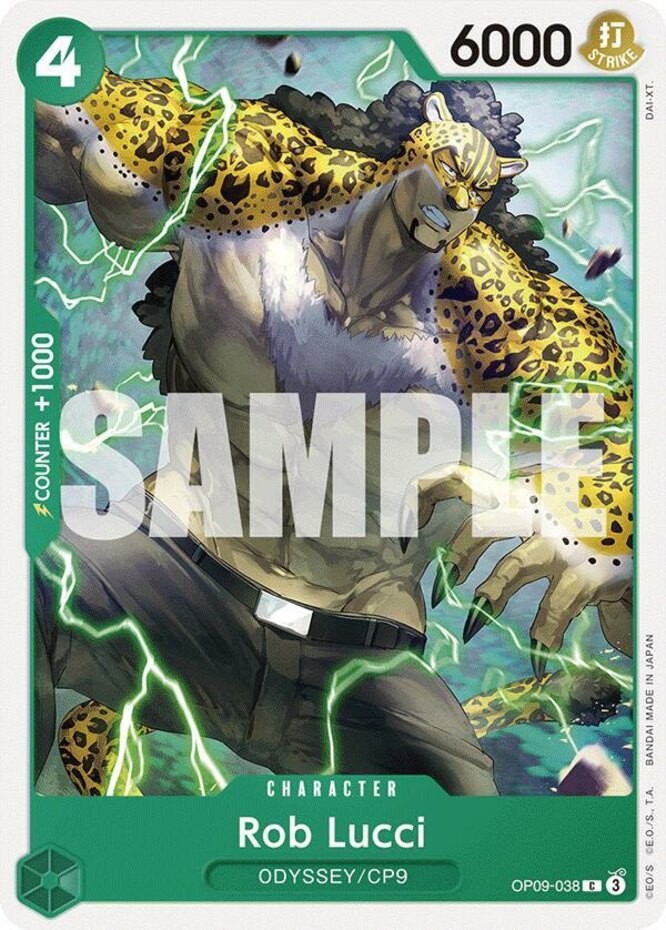 Rob Lucci - OP09-038 - C - Near Mint