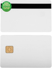 J2A040 Chip Java Jcop Cards HICO Magnetic Stripe 1 Pack White Black