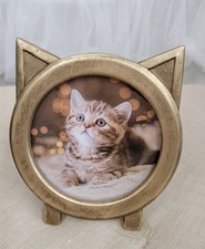 Victorian Trading Murray's Curious Cats Picture Frame Bronze 4x4 22C