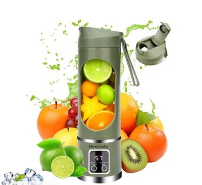 Portable Blender for Smoothies USB Rechargeable Personal Blender Bottle Mini mix
