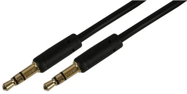 PRO SIGNAL - Kabel Stereo 3.5mm Plug to Plug, 2m Hitam - Image 1 of 1
