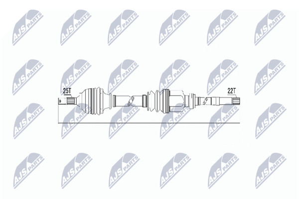 Nty NPW-CT-011 Antriebswelle Vorne FüR CitroËN Peugeot-image