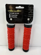 2013 GT Bicycles DOHC 16v BMX Freestyle Racing Grips Red Black HTF