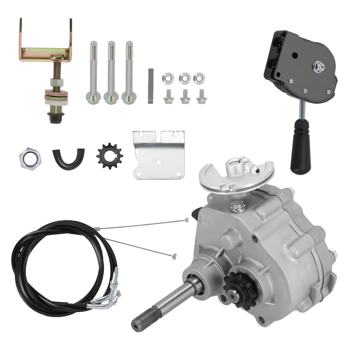 Forward Reverse Gear Gearbox Assembly Box for Go-Kart 2HP-14HP 4