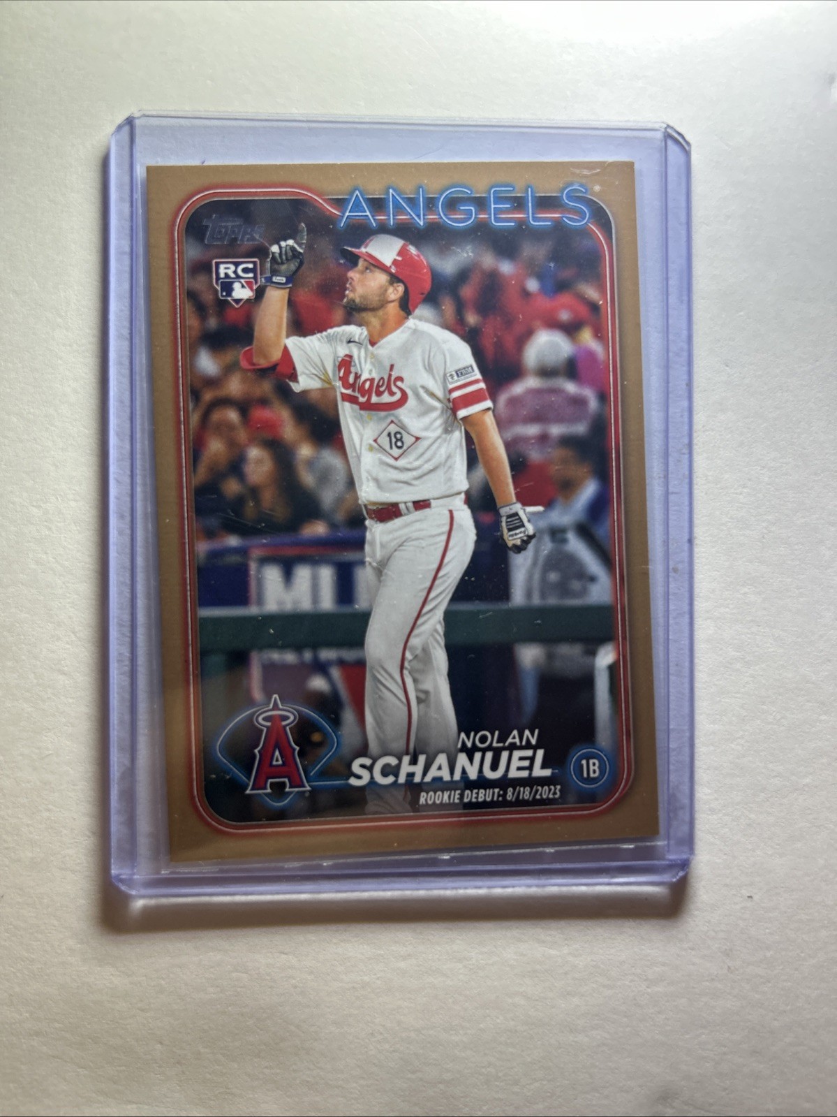 2024 Topps Update Series - Rookie Debut Nolan Schanuel #US193 Gold /2024 (RC)