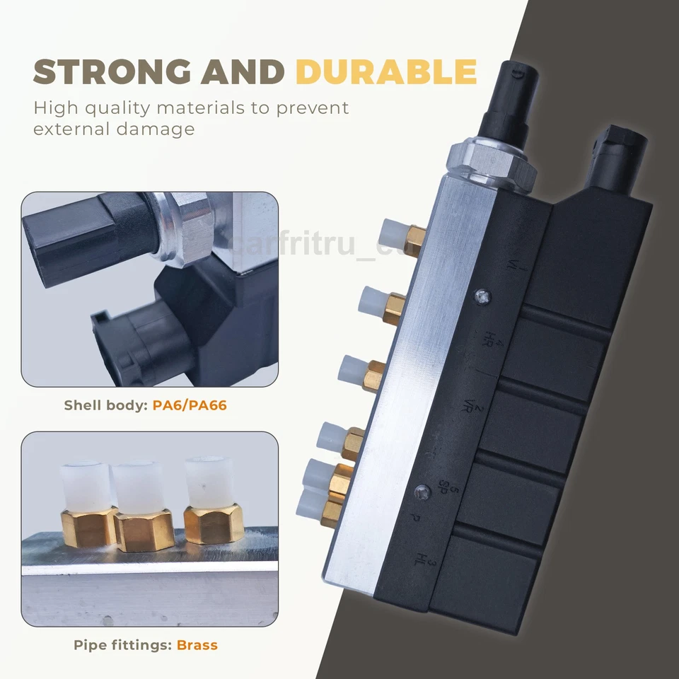 Air Suspension Valve Solenoid Block for Mercedes-Benz S350 S430 S500 S600 W220  - Imagem 4 de 4