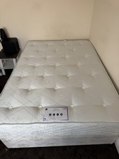 DOUBLE BED WITH REAL ORTHOPAEDIC EXTRA FIRM TOPAZ MATTRESS! WITH BED BASE! 🚛💨