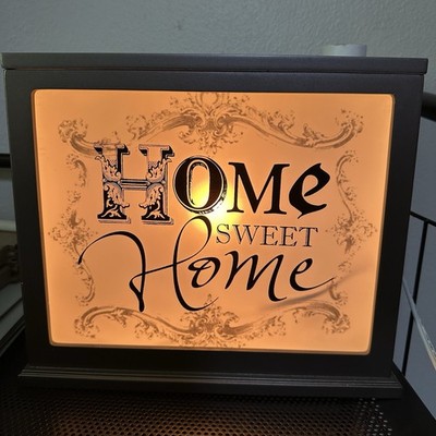 Jada Venia Inspirational Accent Lamp Interchangeable Quotes Light Box 2 Quotes