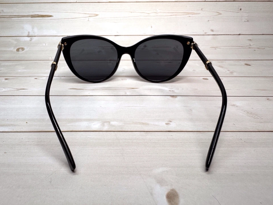 Versace Cat Eye Black Gold 4364-Q GB1/87 55-18-140 Sunglasses Pre-owned - Image 3 of 4