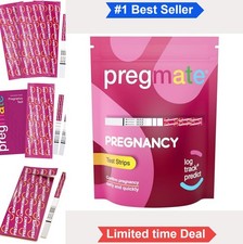 Pregnancy Test Strips 10 Count 25 mIU/mL Sensitivity Early Detection Accurate