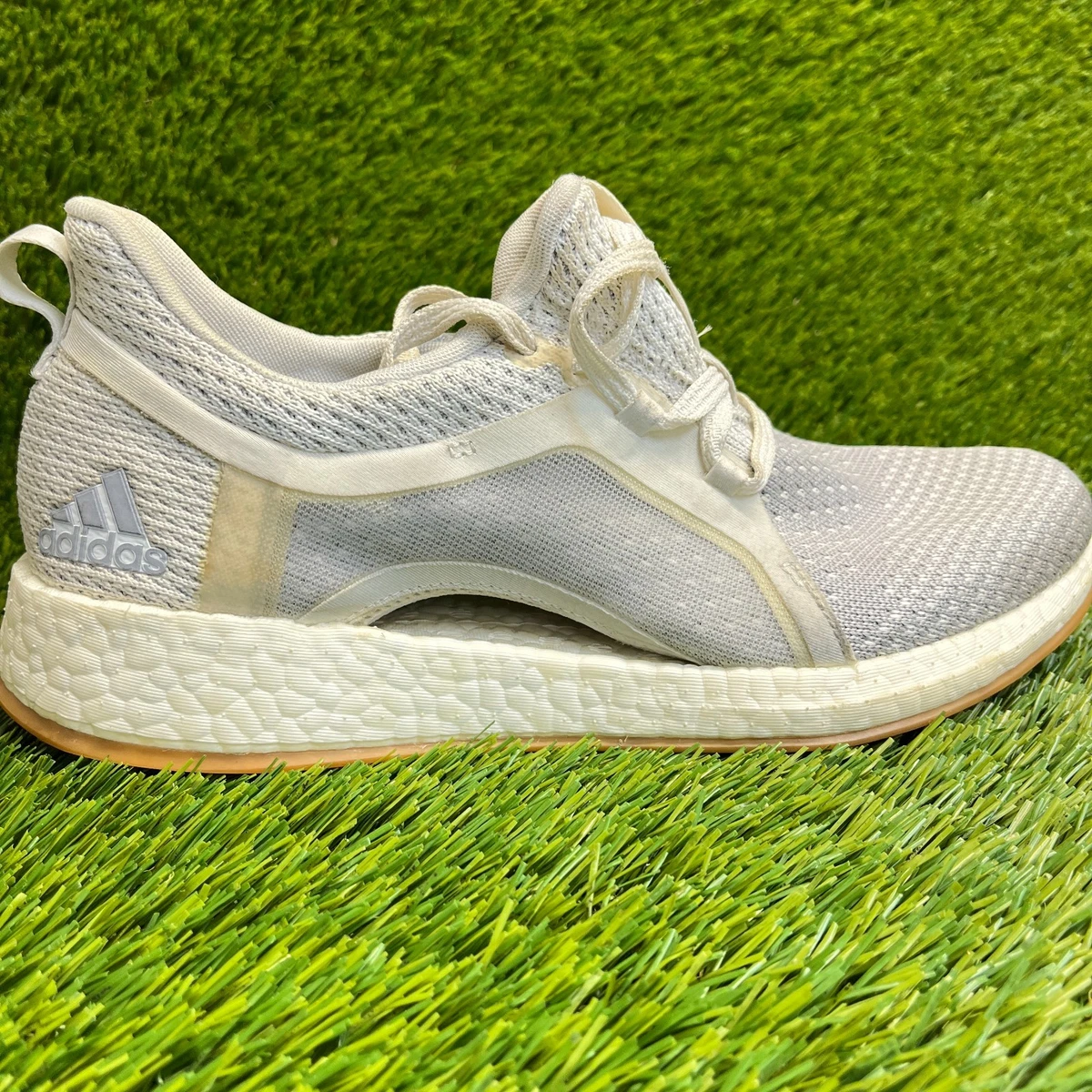 adidas gazelle silver green womens Shop Pink Womens adidas X_PLR Boost Lace Up Sneakers – Shoebacca main image 1
