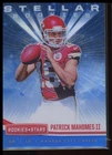 Patrick Mahomes II 2017 Panini Stellar Rookies Stars Prizm RC #5 Rookie Card