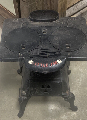 RARE ANTIQUE BLACK CAST IRON LITTLE JOE NO. 28 LAUNDRY STOVE COLUMBUS GA. |  eBay