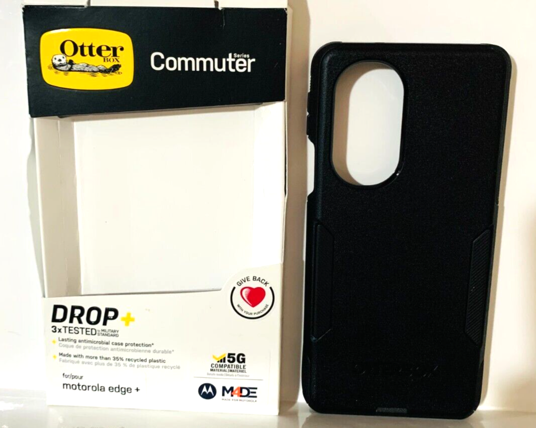 Otterbox Commuter Motorola Edge + 2022 Black Case