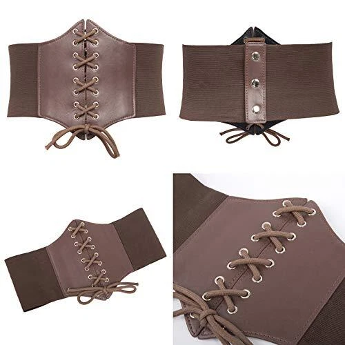 GRACE KARIN Cinturón con cordones Cincha Corsé Cintura Elástica Cinturón 3 Piezas Top Foto 3 de 4