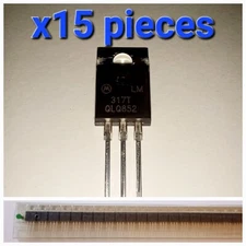 Lot of 15* Motorola LM317T  1.5A Adjustable Positive Linear Regulator TO-220 New