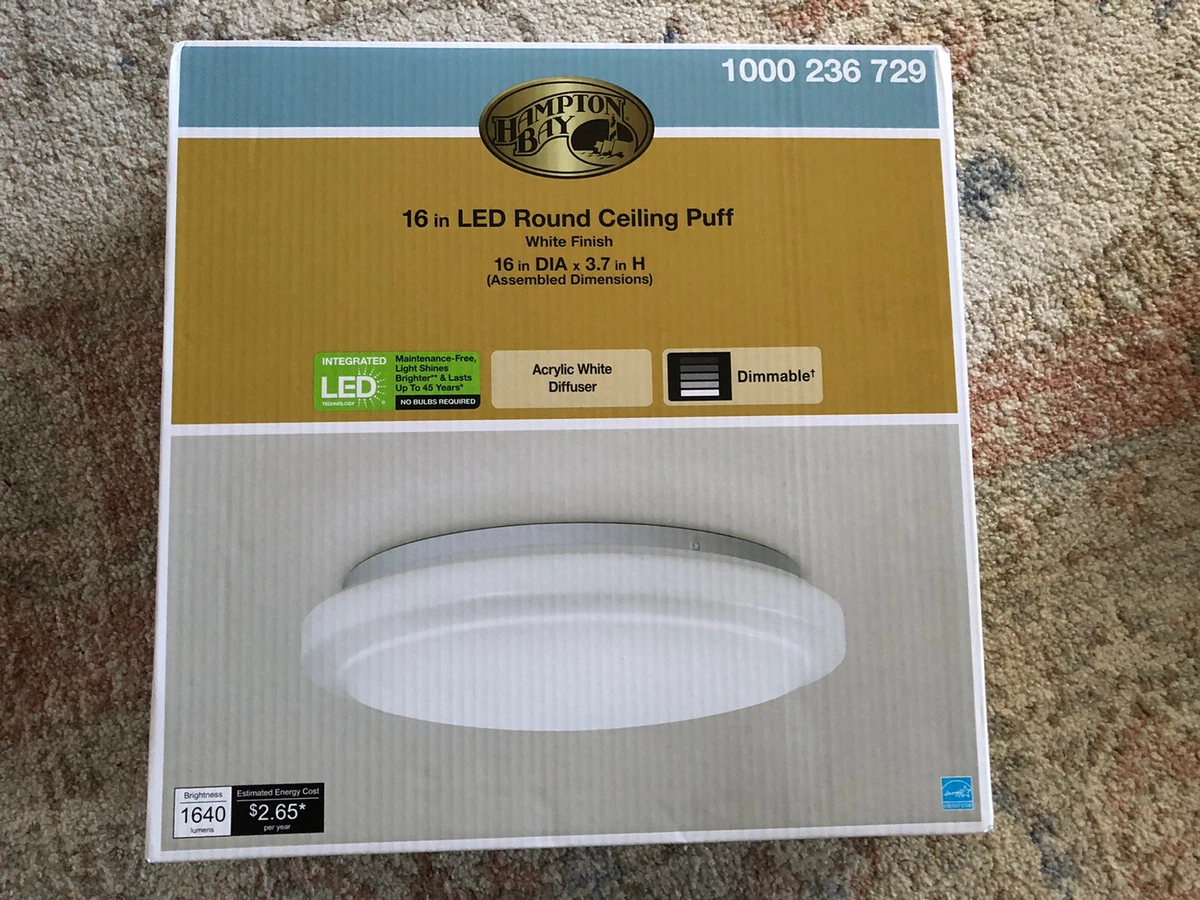 Hampton bay cheap led flush mount