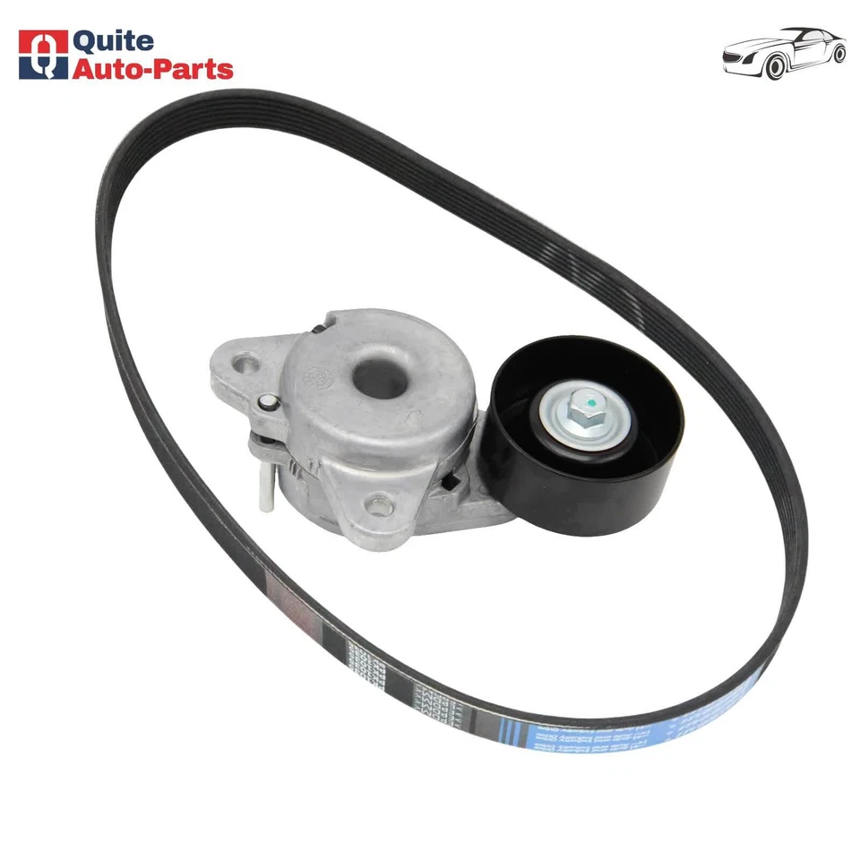 Tensor de correa y correa de motor para Nissan Murano Pathfinder Quest 2013-2024 Foto 3 de 4