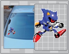 ROBOTIC SONIC Sprite from Sonic the Hedgehog Vinyl Decal 1 Car Laptop Sticker