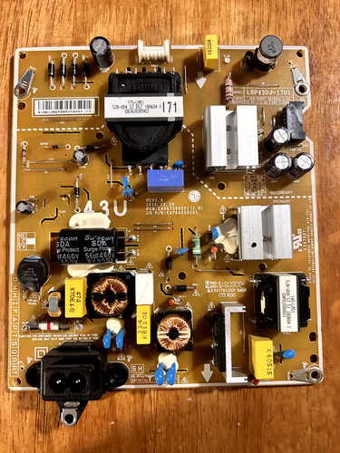 EAX67209001 (1,5) POWER CARD FOR LG 43UK6400PLF TV